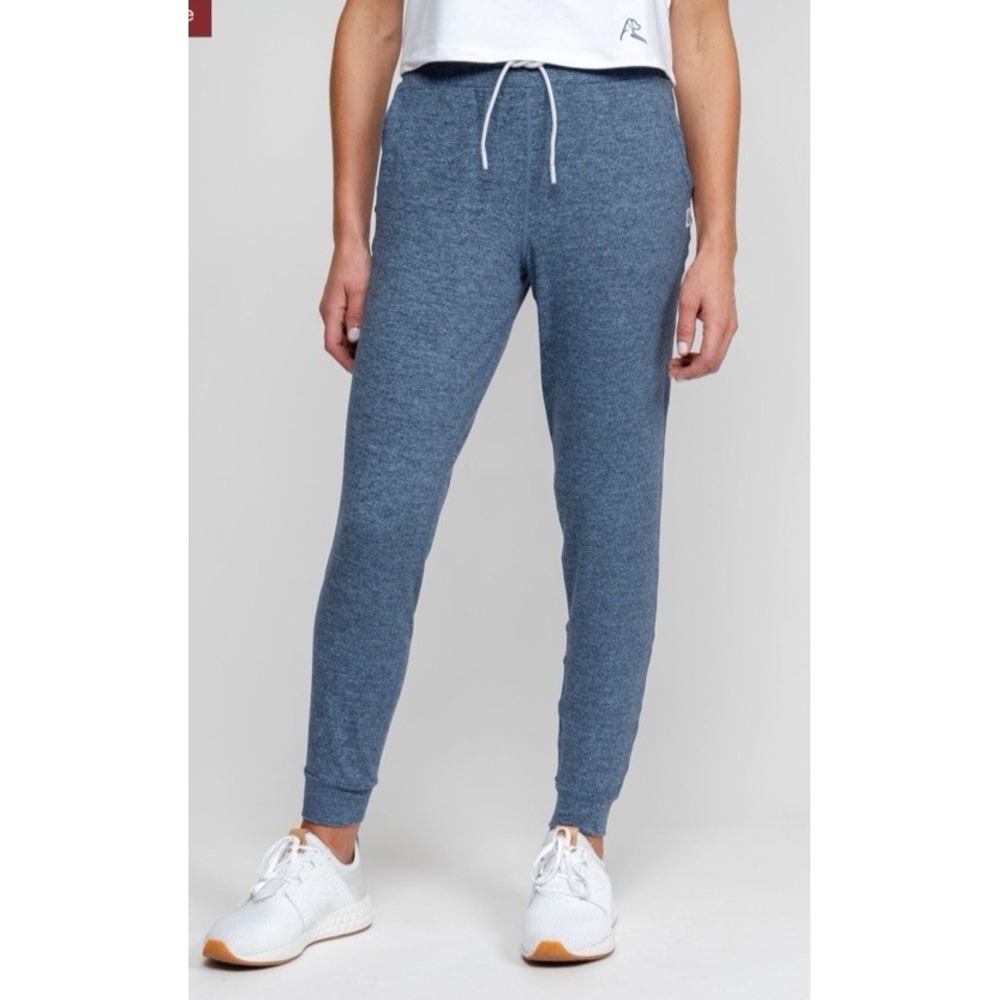 Rhoback Women Size XS Tempo Performance Jogger Heather Zone Blue Athleisure